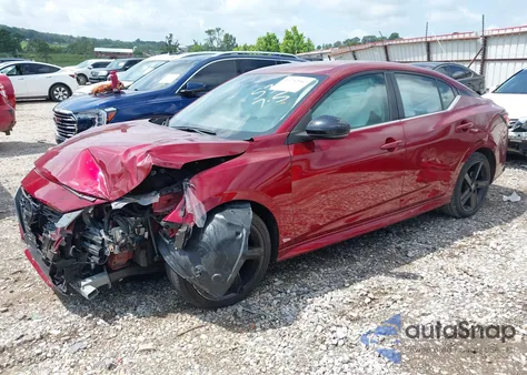 2022 Nissan Sentra Sr Xtronic Cvt z USA, uszkodzony, nr VIN 3N1AB8DV5NY305304